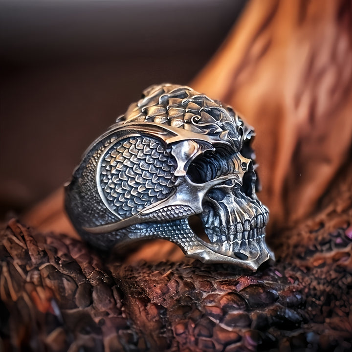 Mecha-Style Skull Ring