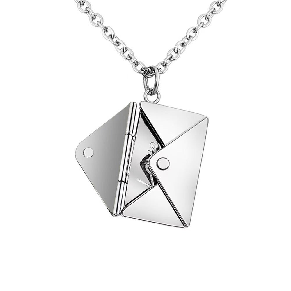 Envelope Pendant Necklace
