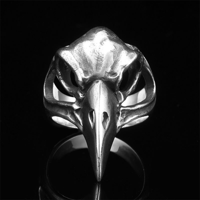 Raven Skull Ring