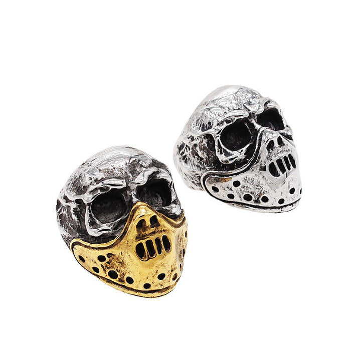 Gas Mask Skull Ring