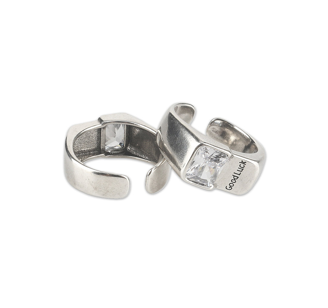 Square Diamond Lucky Ring