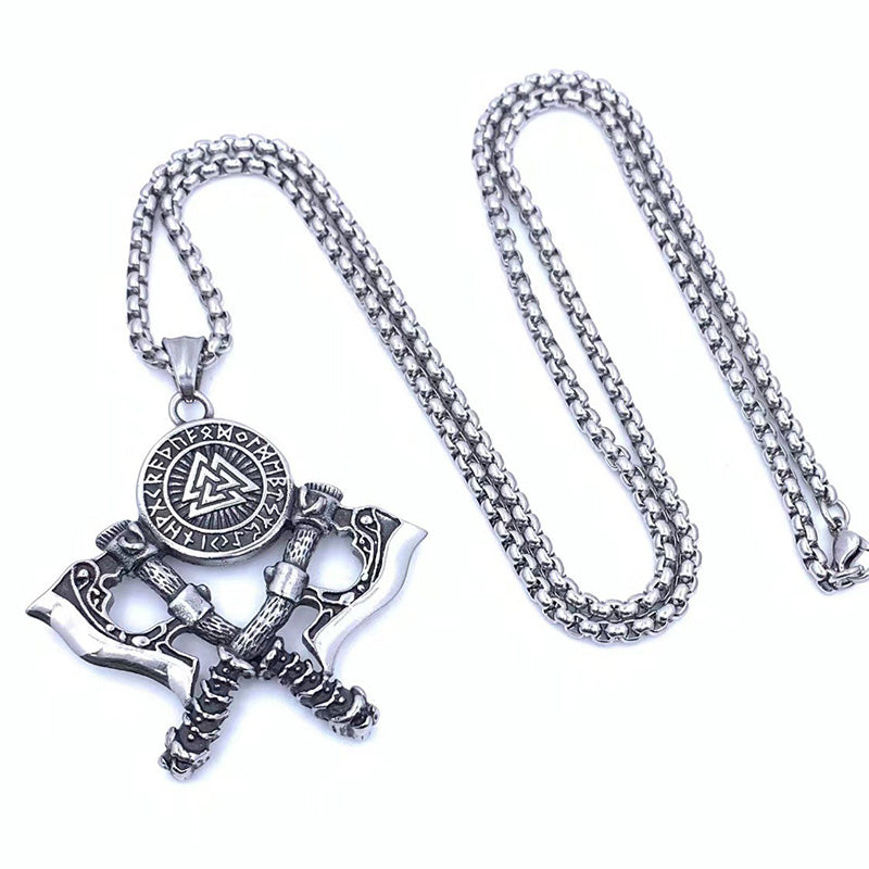 viking ax necklace
