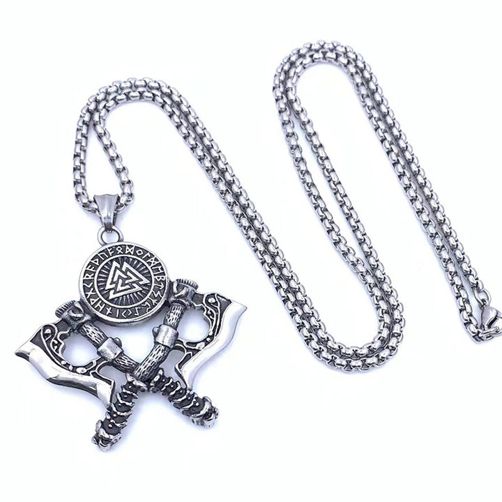 viking ax necklace