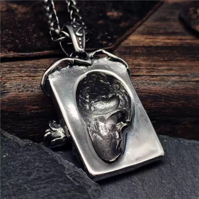 Skull Rose Necklace
