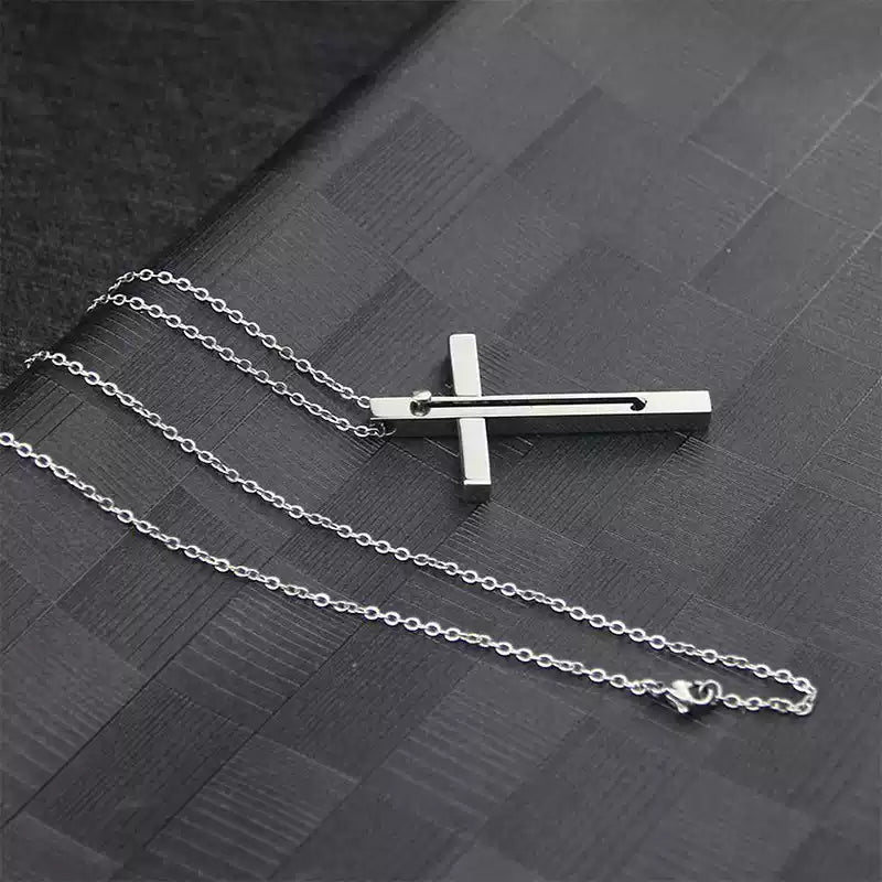 Self-Defense Cross Necklace