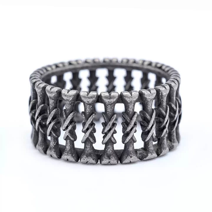Bone Cutout Vintage Ring