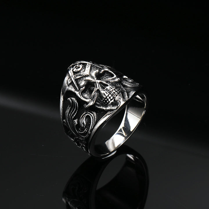 Masonic Skull Ring