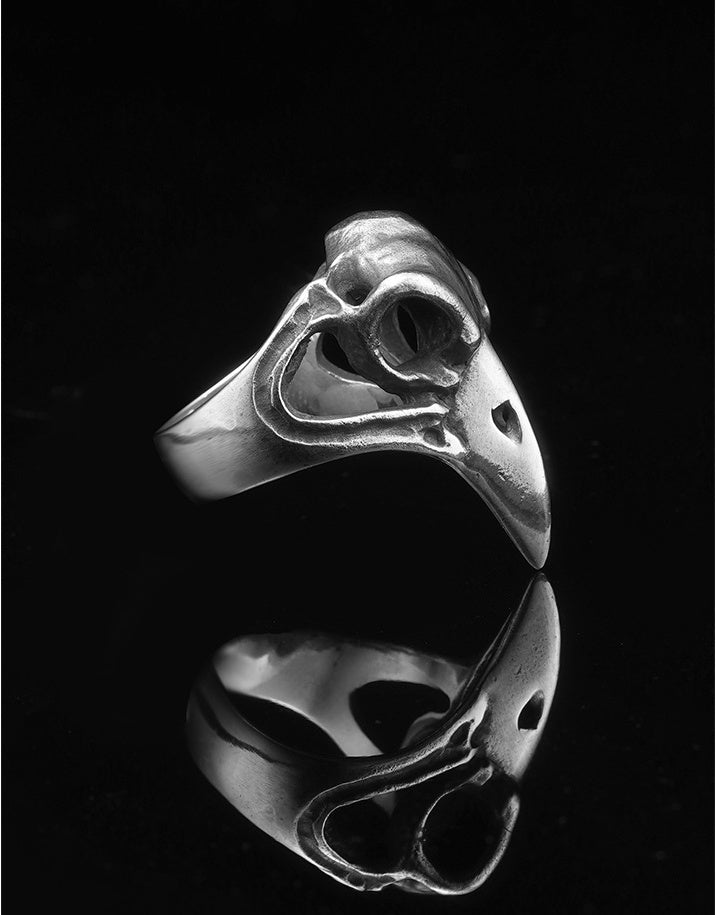 Raven Skull Ring
