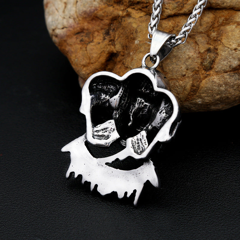Triple-Skull Necklace