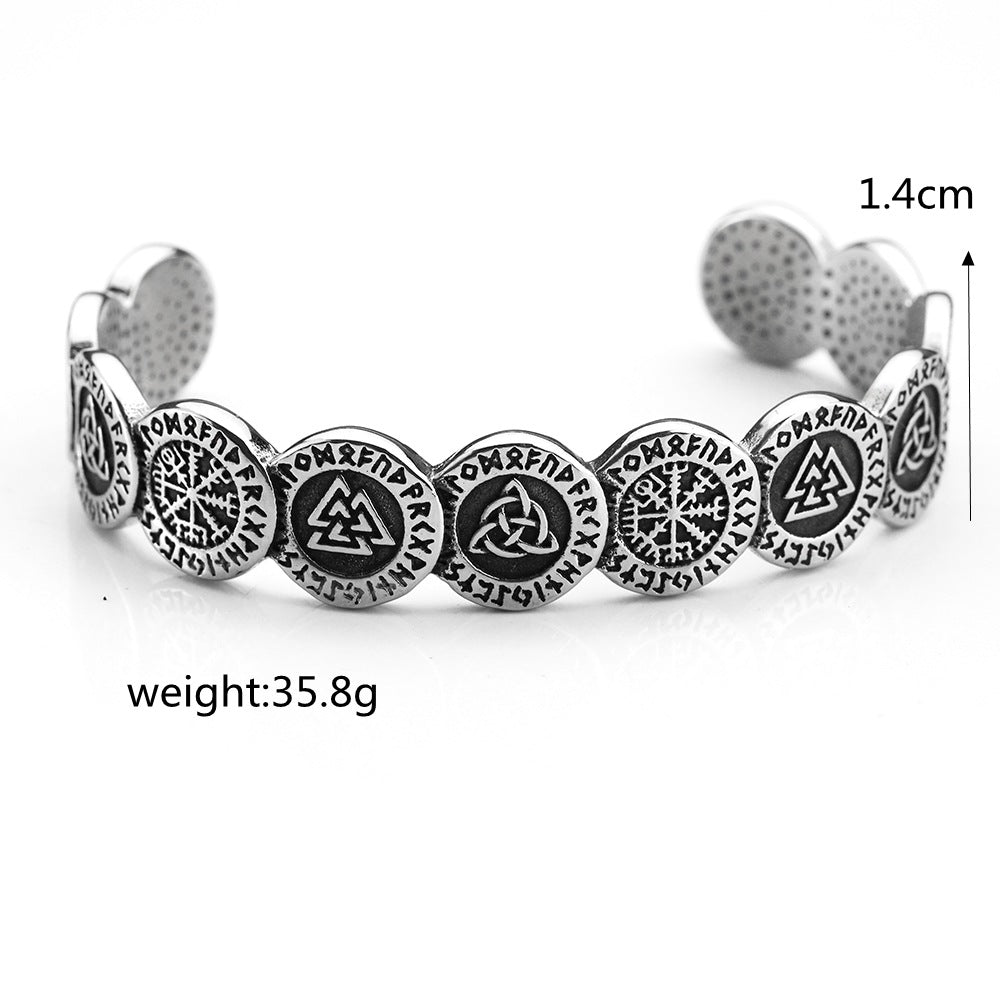 viking rune bangle