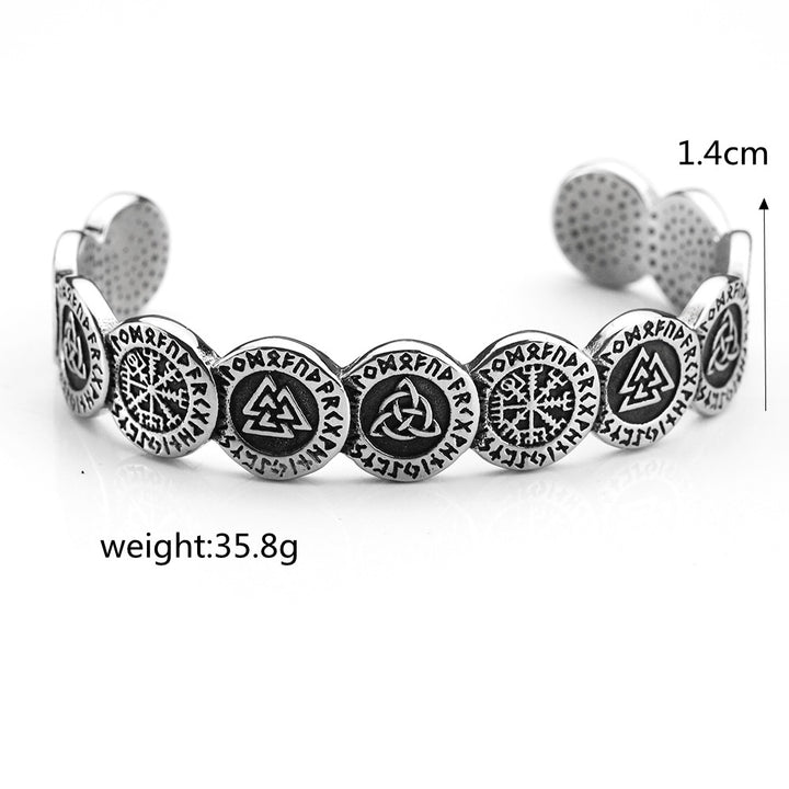 viking rune bangle