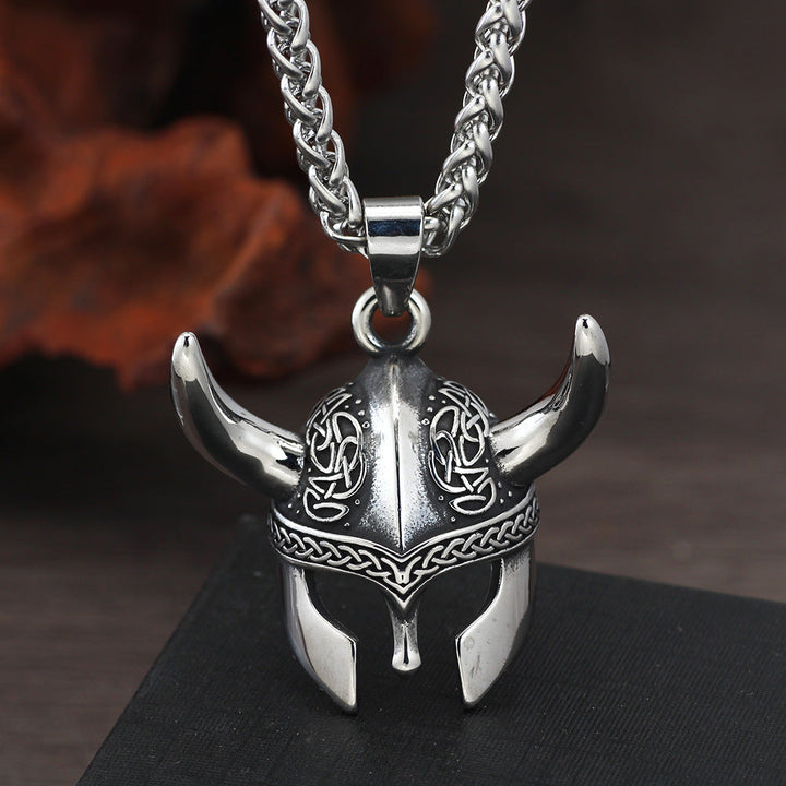 Viking Warrior Skull Necklace