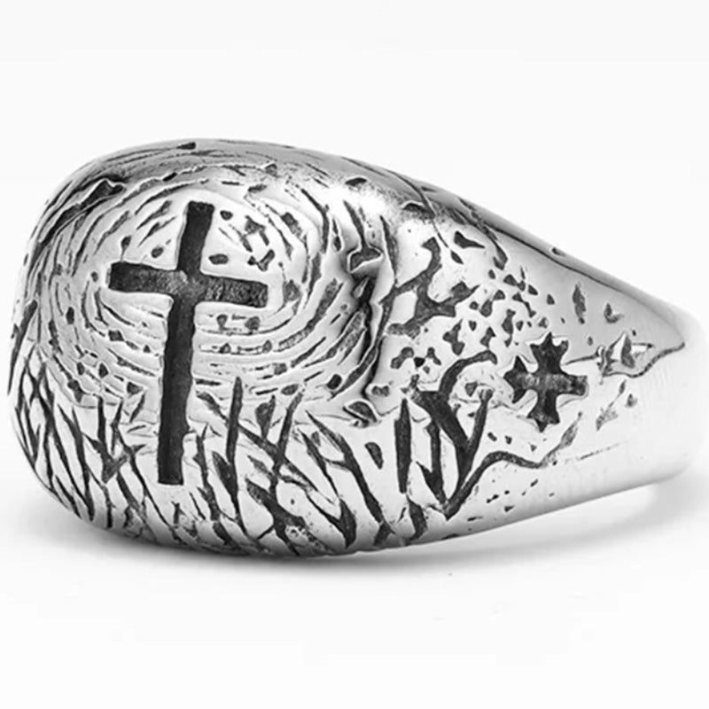 Vintage Cross Ring