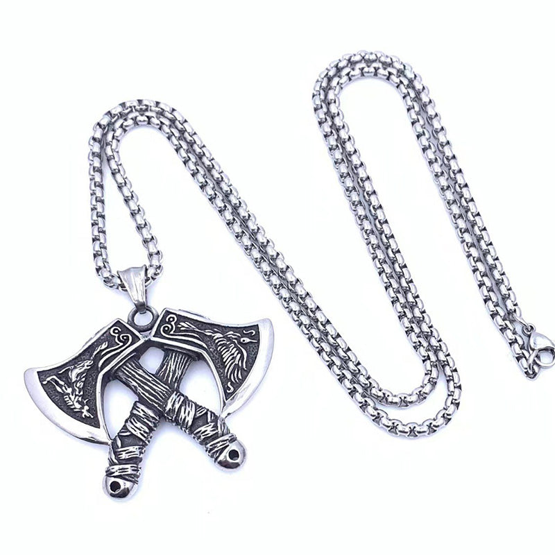 viking ax necklace