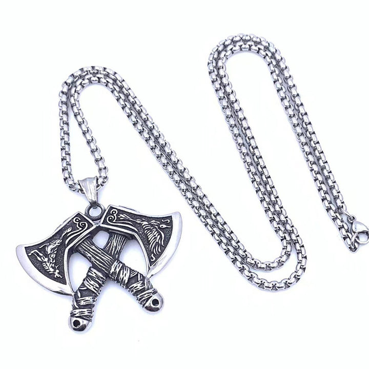 viking ax necklace