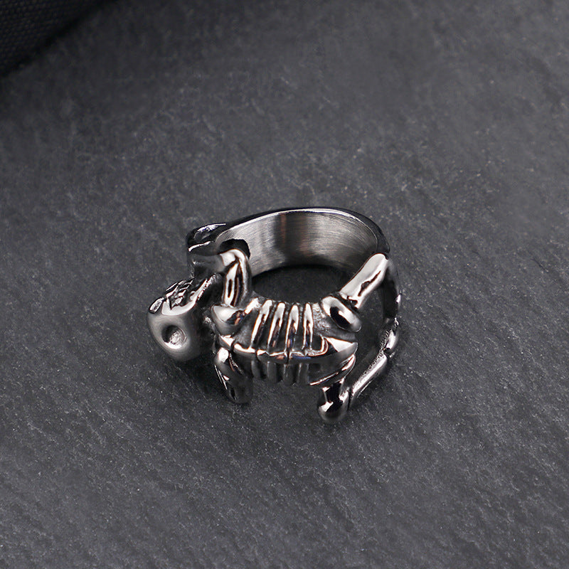 Vintage Dark Punk Skull Men&