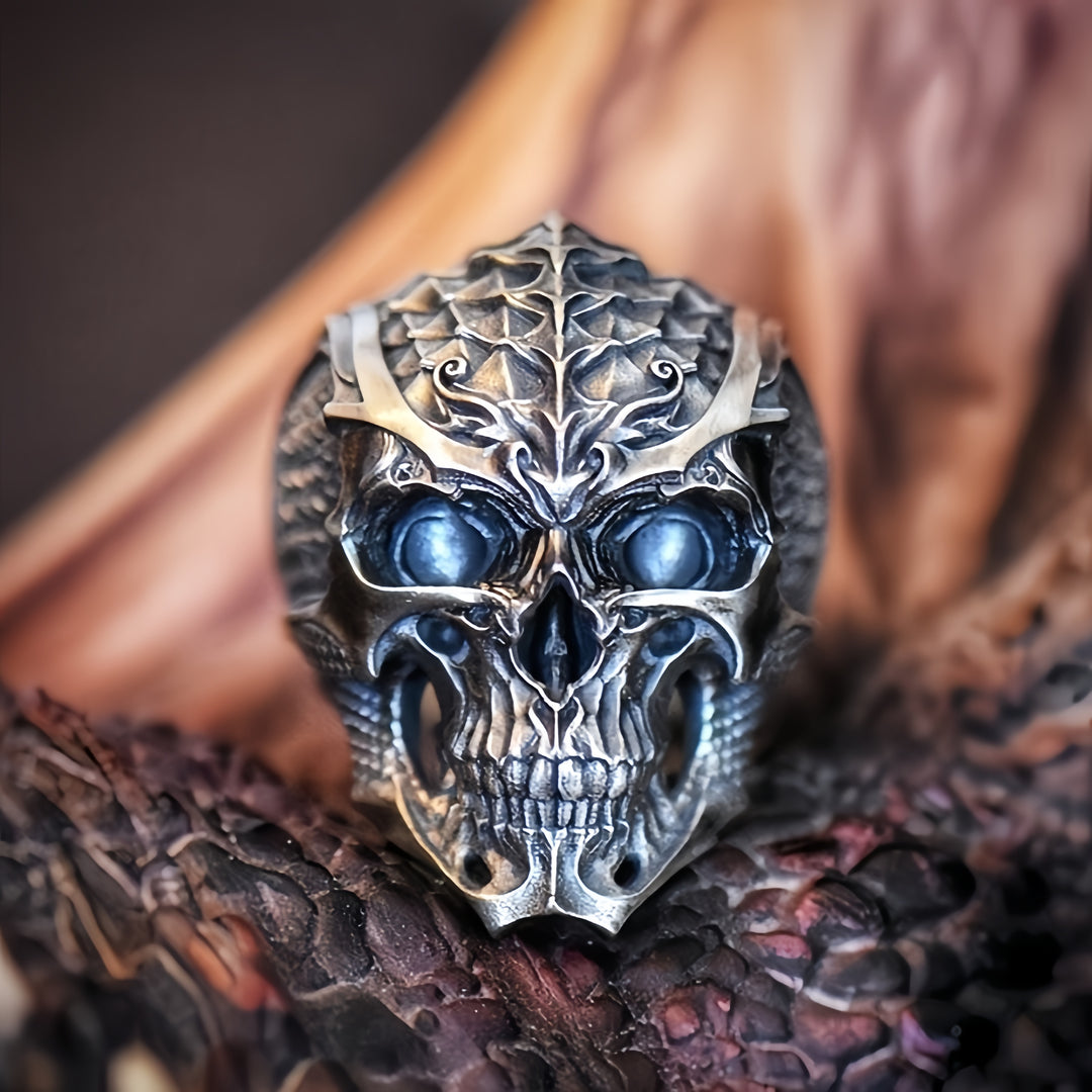 Mecha-Style Skull Ring