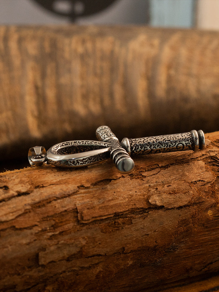 Eye of Horus Anhk Cross Necklace