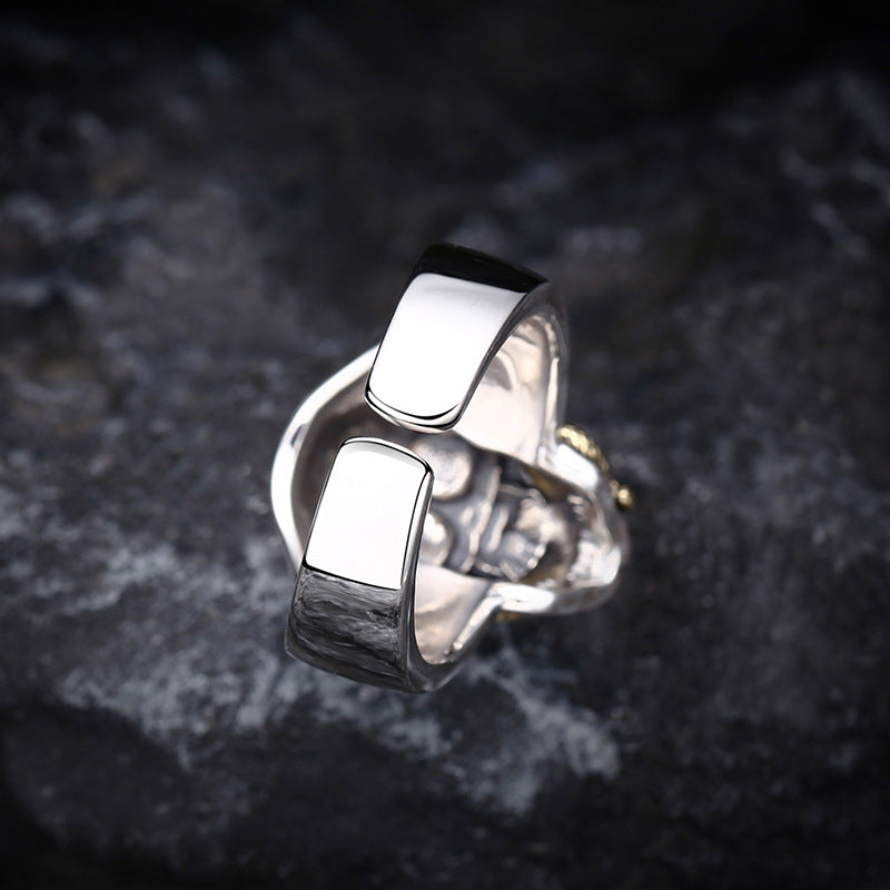 Python Wrapped Skull Ring