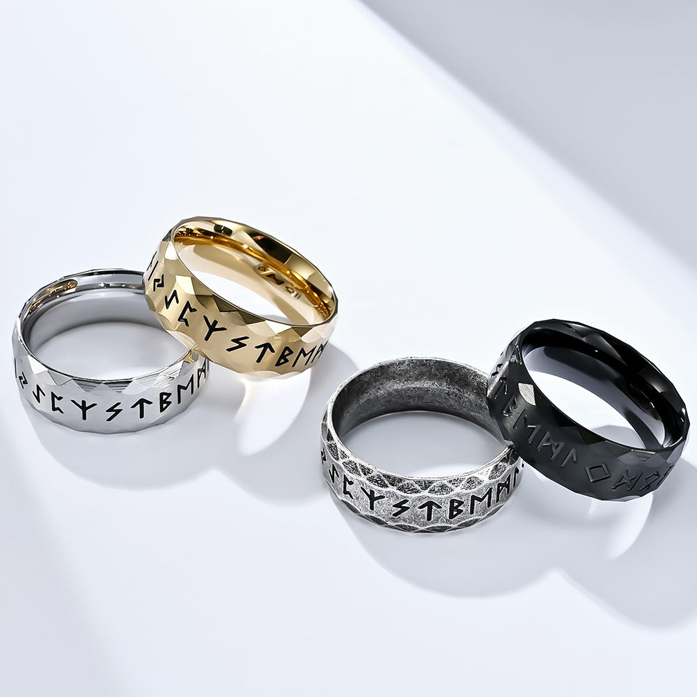 Vintage Viking Rune Ring