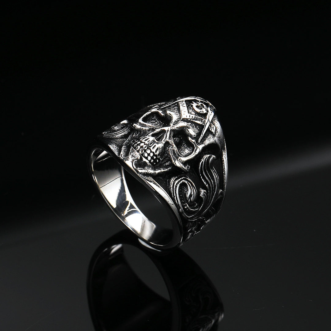 Masonic Skull Ring