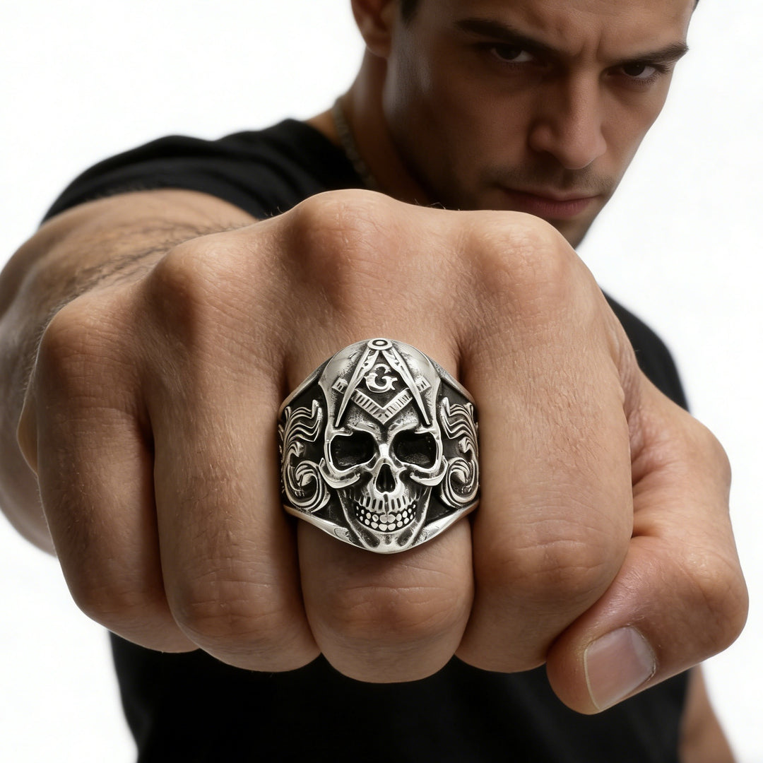 Masonic Skull Ring