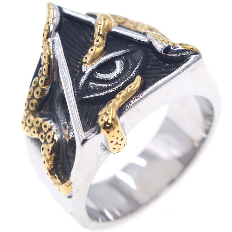 Eye of God Octopus Ring