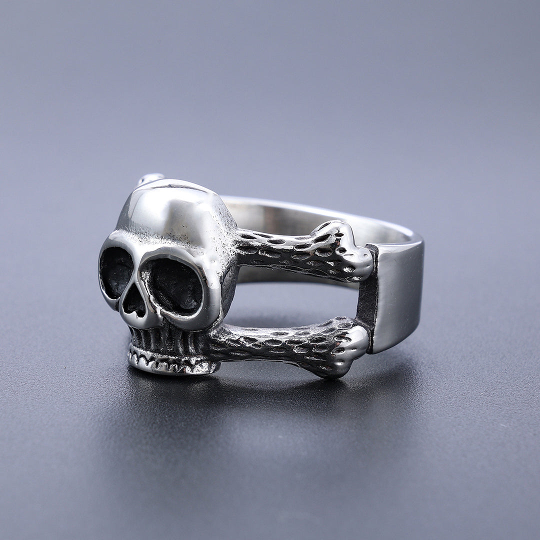 skull skull ring