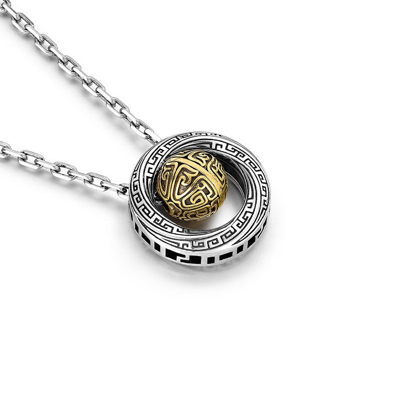 Mobius Loop Lucky Bead Necklace