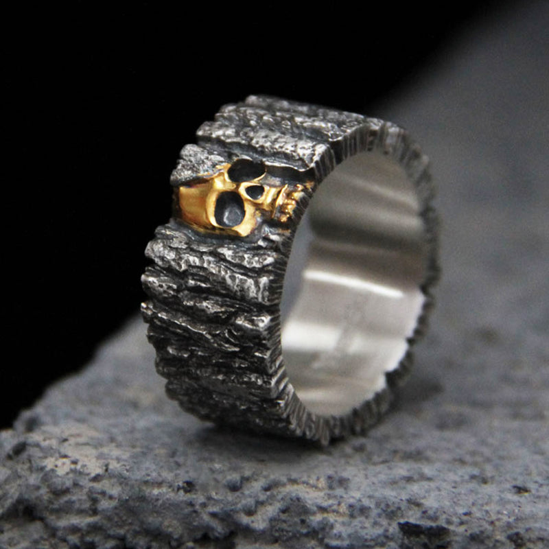 Vintage Silver Skull Ring