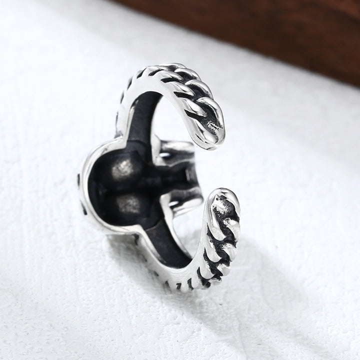 Skull Open-Band Ring