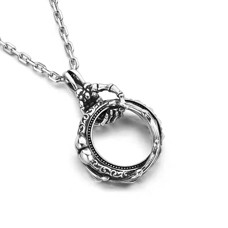 Ring of Hope Skull Necklace