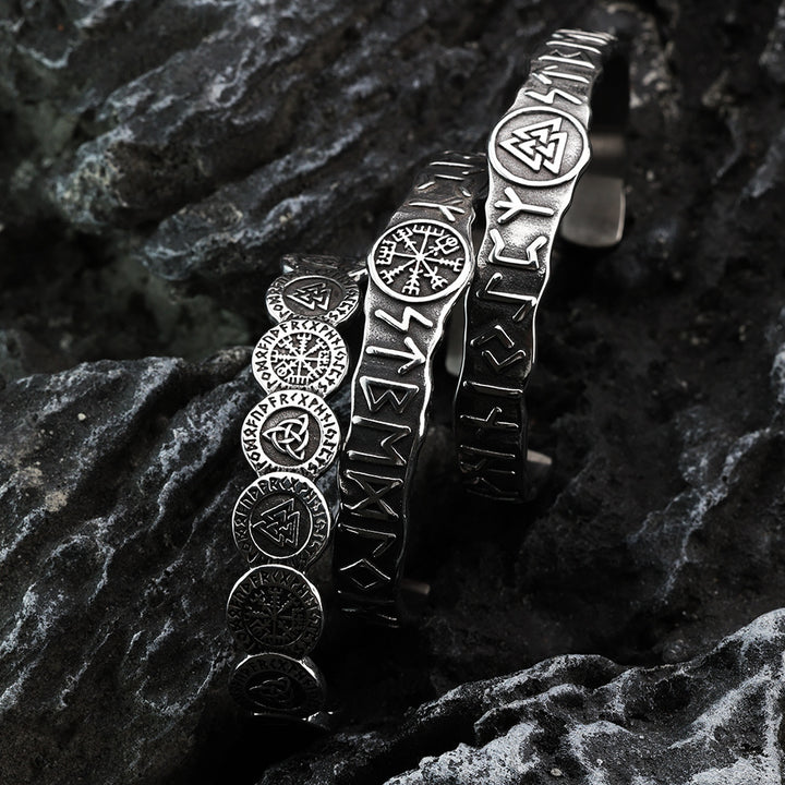 viking rune bangle