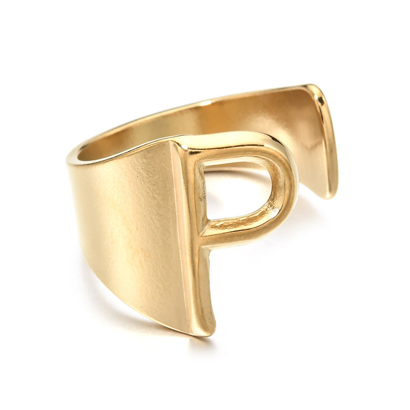 Alphabet Rings