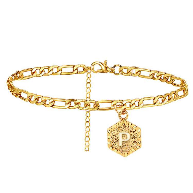 Letter Tag Bracelet