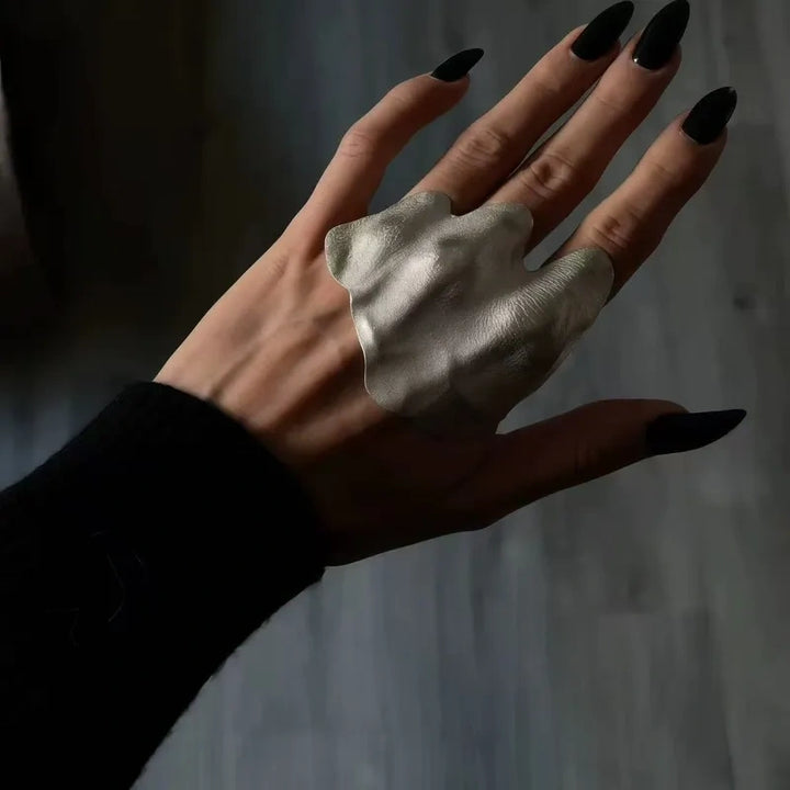 Irregular Pleated Ring