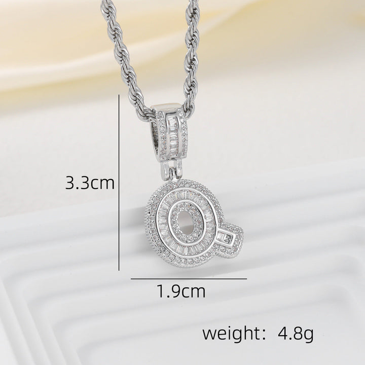 Alphabet Pendant Necklace