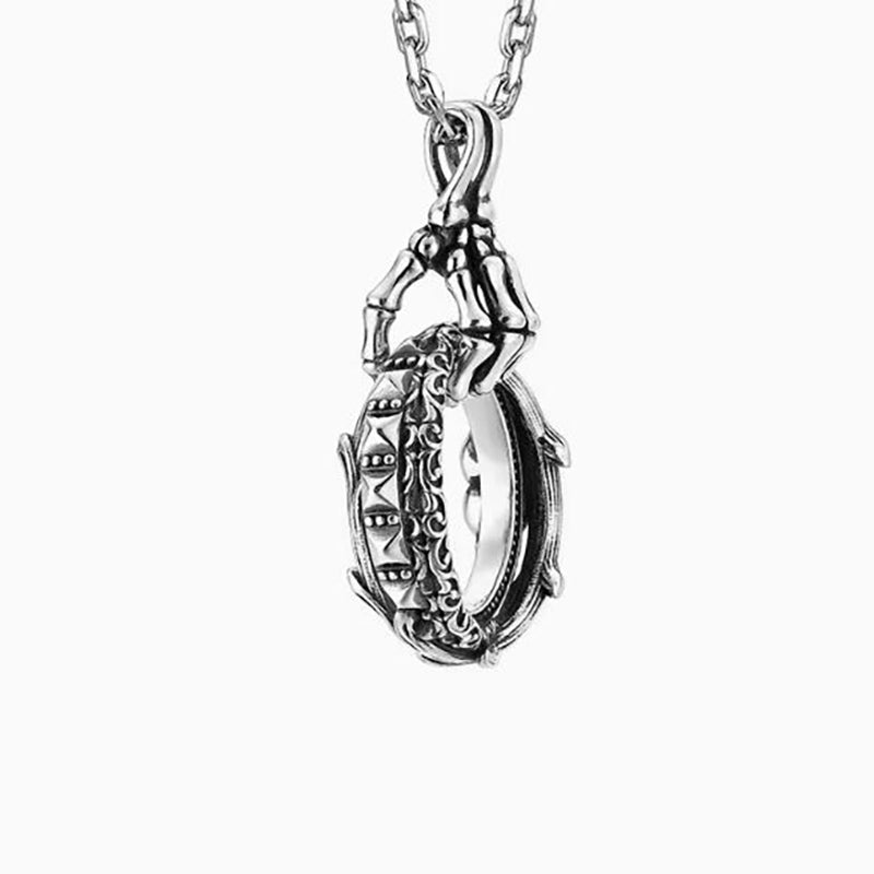 Ring of Hope Skull Necklace