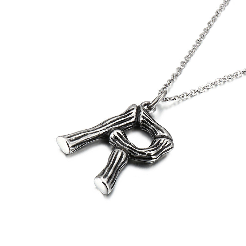 Alphabet Pendant Necklace