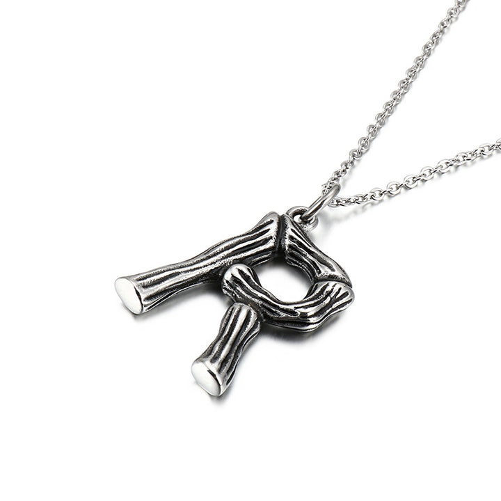 Alphabet Pendant Necklace