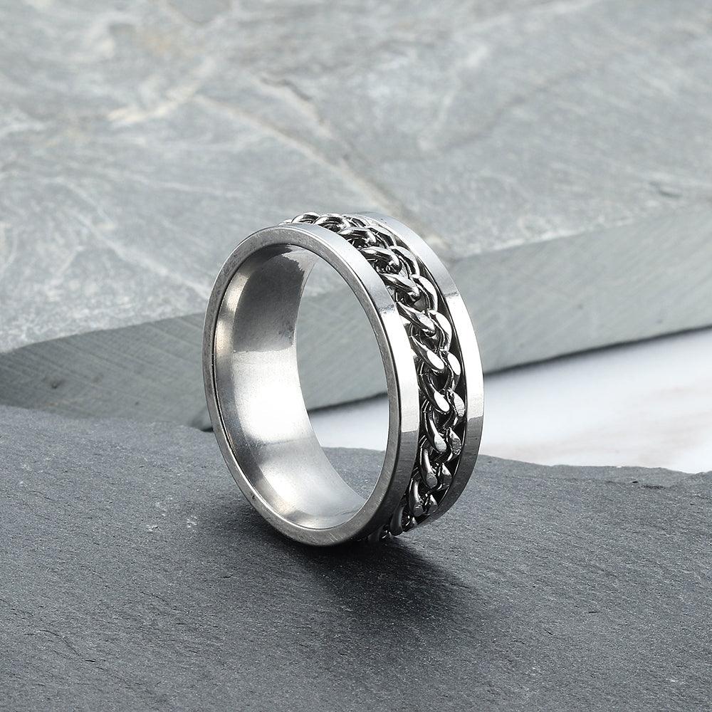 Classic Chain Stainless Steel Ring
