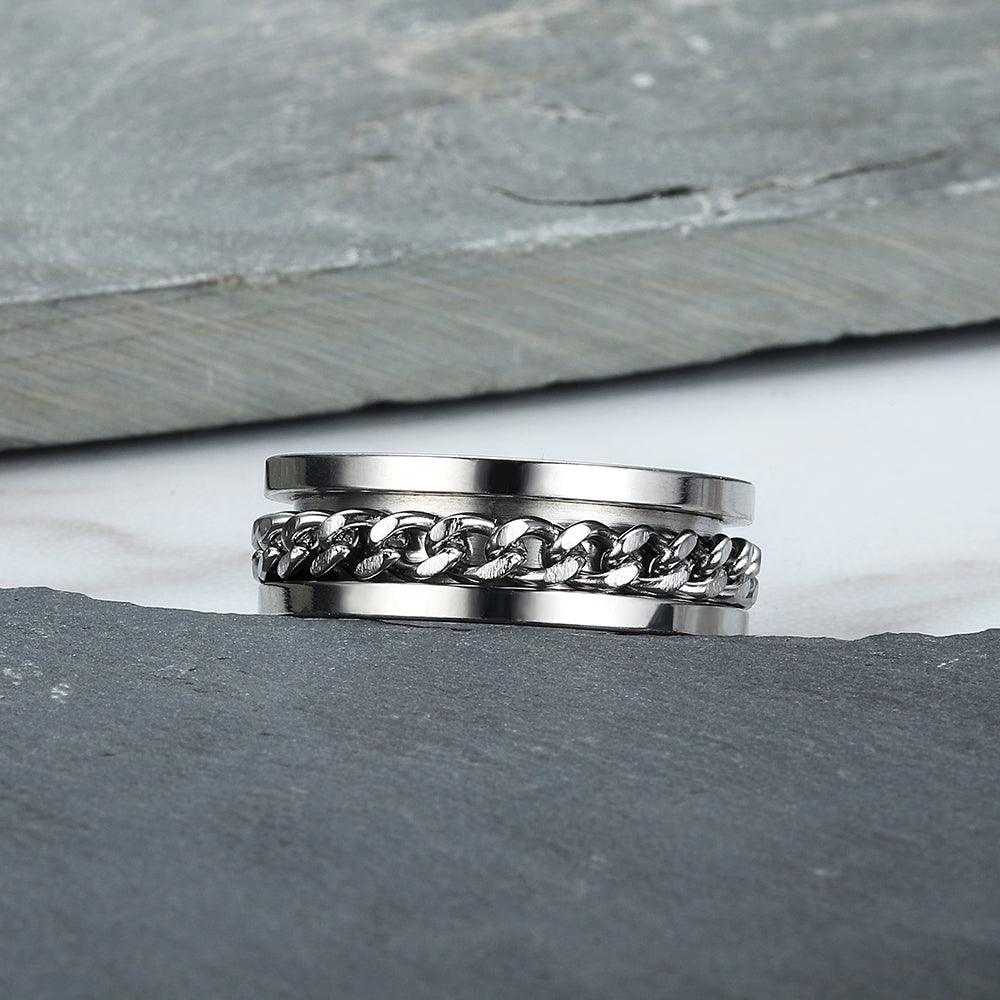 Classic Chain Stainless Steel Ring