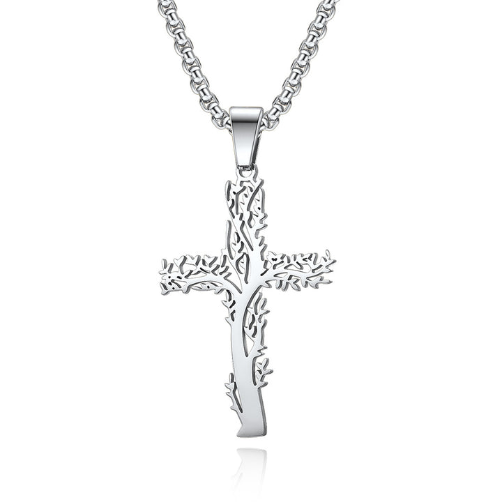 Tree of Life Cross Necklace