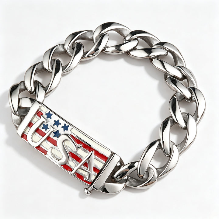 Vintage Cuban-style street hip-hop bracelet