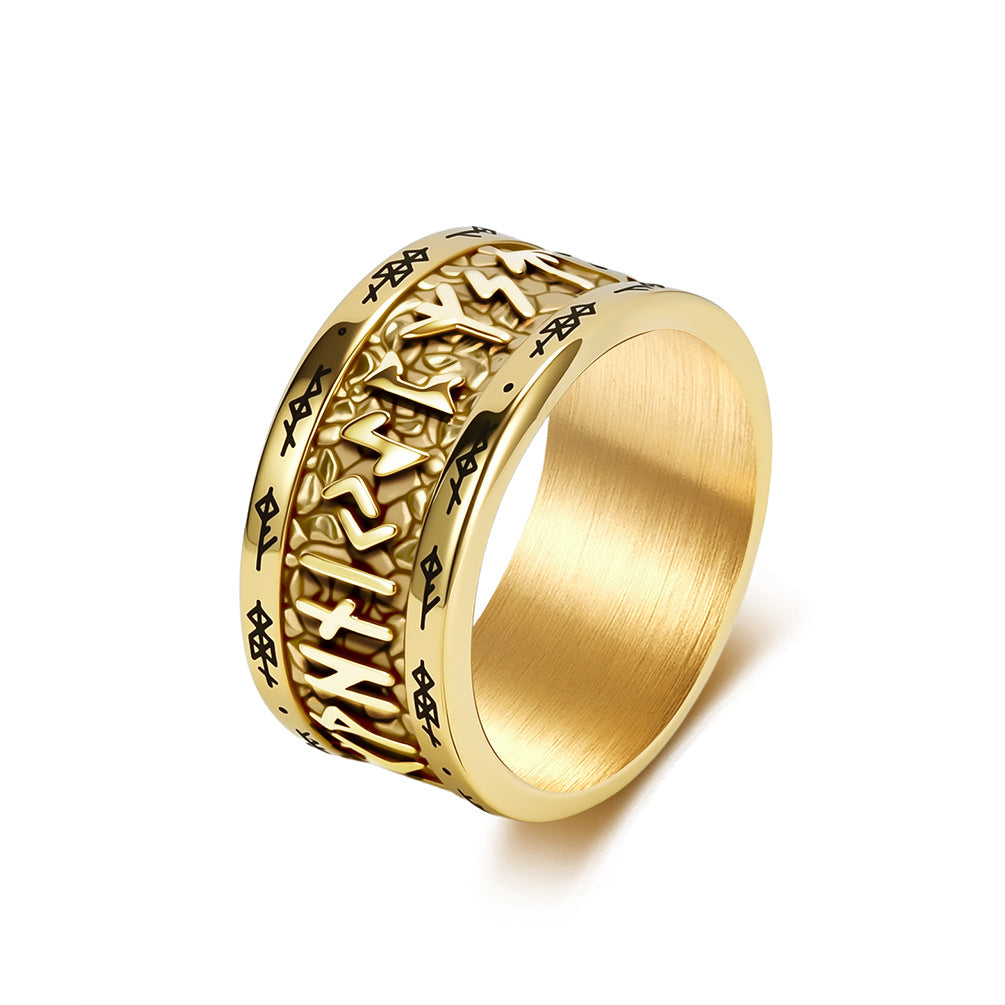 Vintage Viking Rune Ring