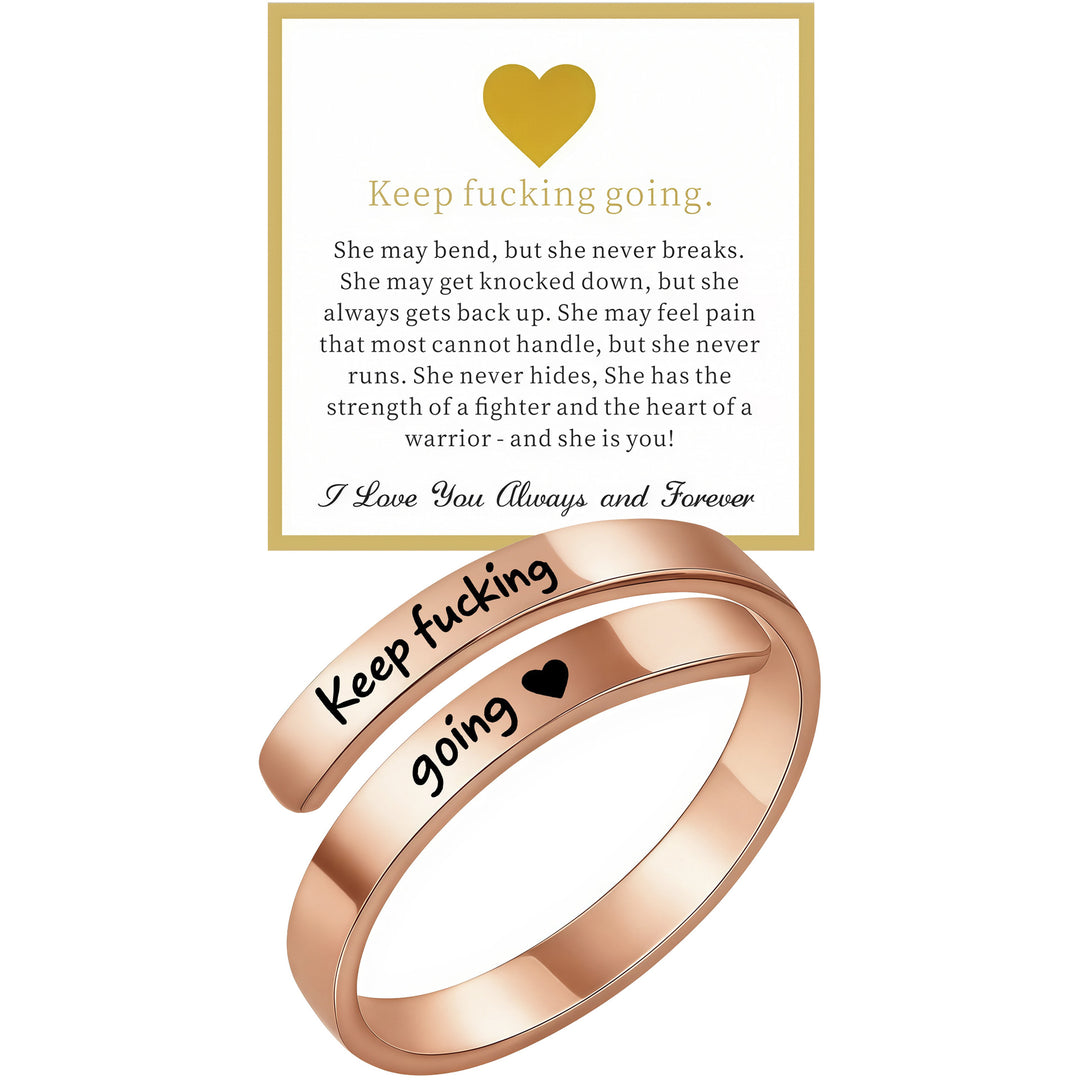 New Dad I Love You Engraved Titanium Steel Ring