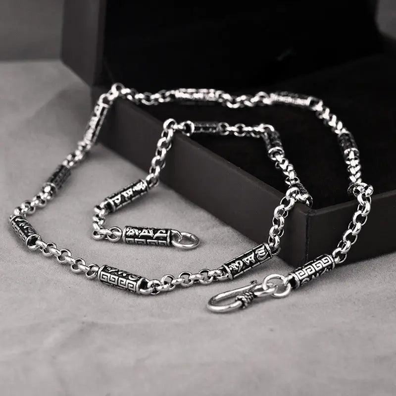 Silver Hoop Necklace