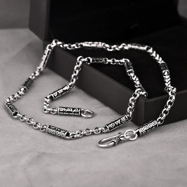 Silver Hoop Necklace