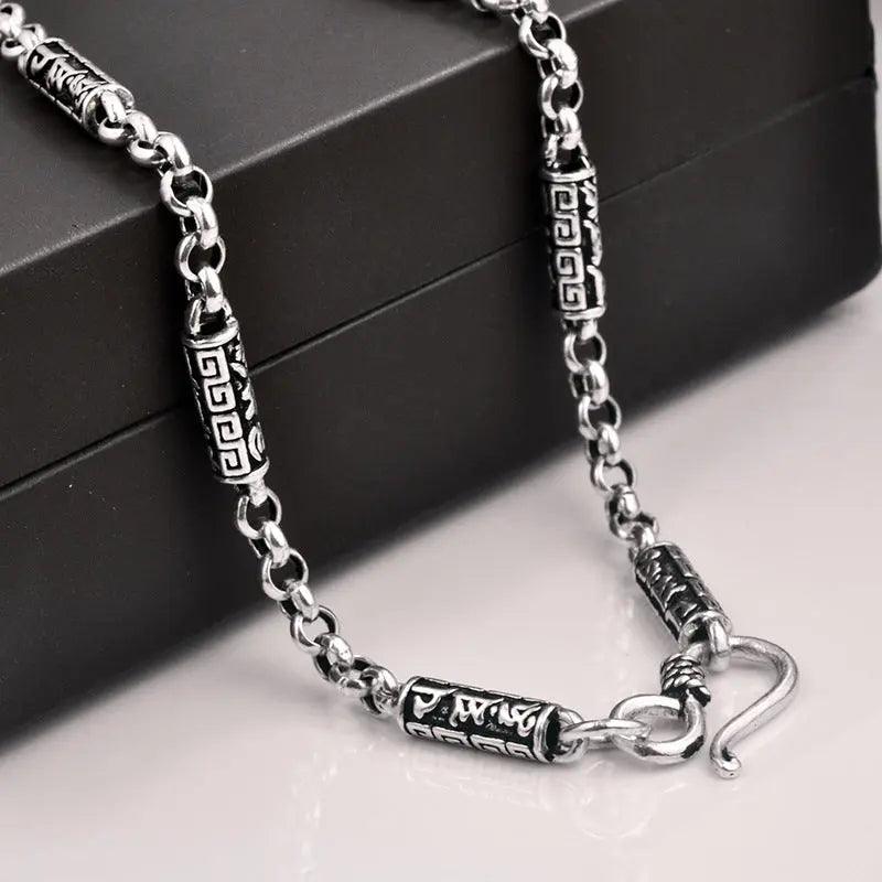 Silver Hoop Necklace