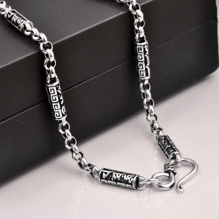 Silver Hoop Necklace